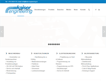 Tablet Screenshot of kaiser-engineering.ch